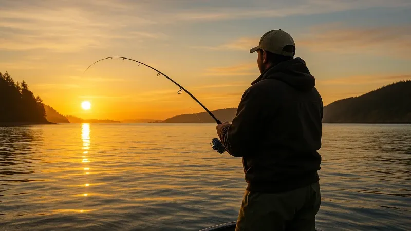 Fishing near Portland, Oregon